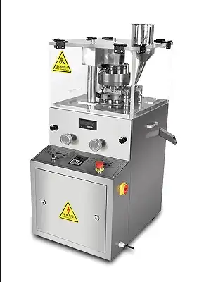 How does a ZP9 Rotary Tablet Press work?